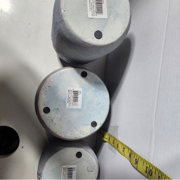 Other - 2-planters/1-round vase light blue set..
great decor pieces